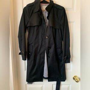 Banana Republic Black Trench Coat